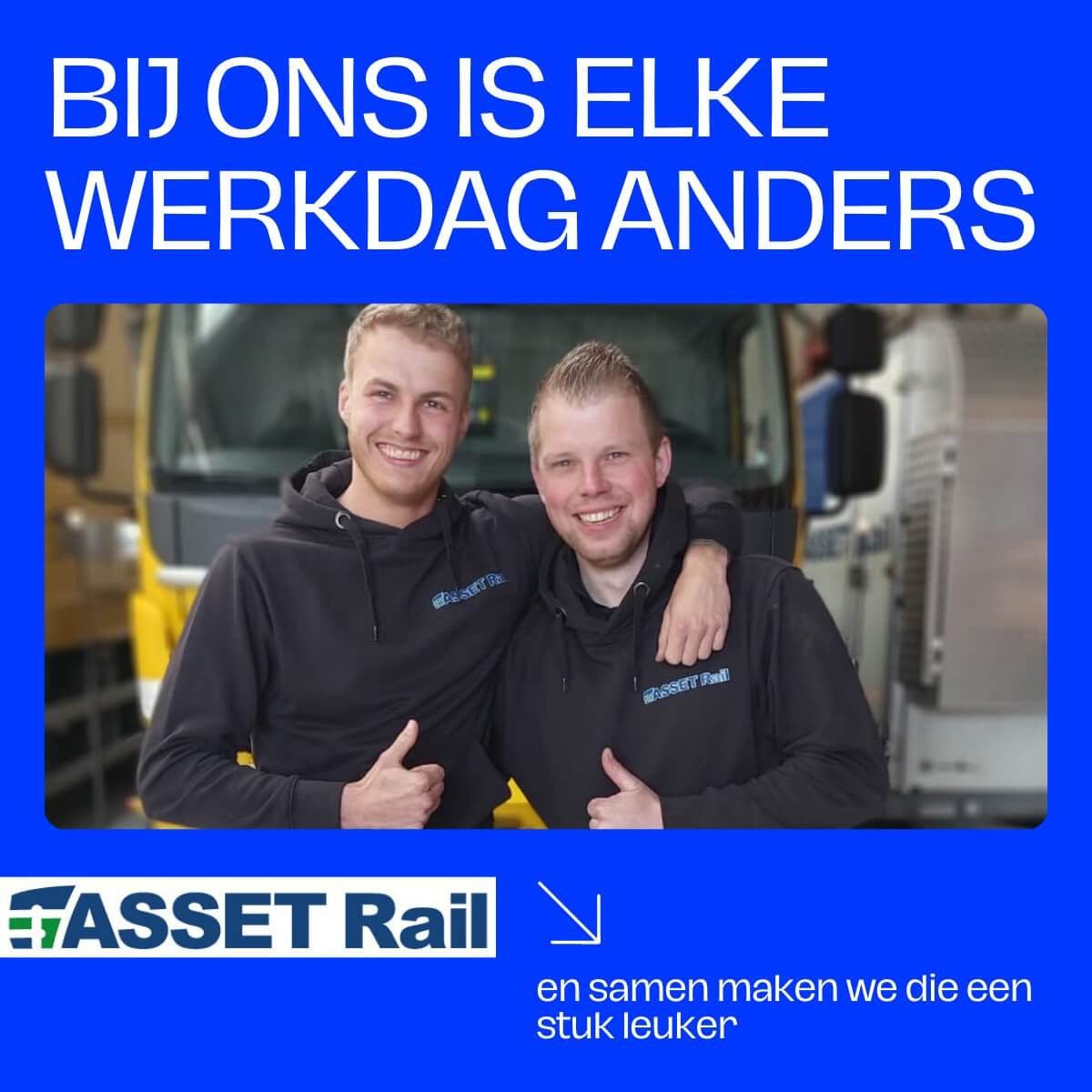 Kom kennismaken met ASSET Rail tijdens de Raildagen!