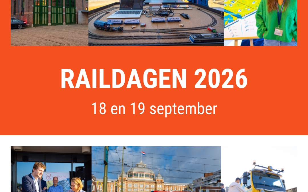 Aankondiging: 18 & 19 september Raildagen 2026