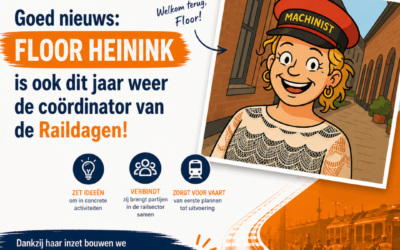 Floor Heinink opnieuw coördinator van de Raildagen